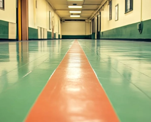 Okul Epoksi Zemin Kaplama 2